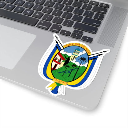 Escudo de Salento - Quindío (Colombia) (Coat of Arms) STICKER Vinyl Kiss-Cut Decal - The Sticker Space