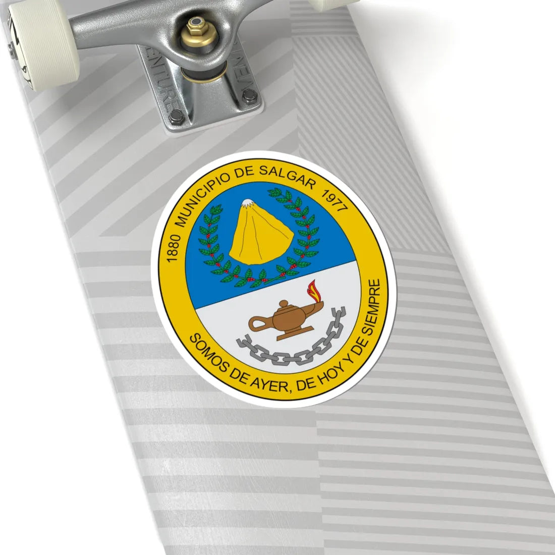Escudo de Salgar (Colombia) (Coat of Arms) STICKER Vinyl Kiss-Cut Decal - The Sticker Space
