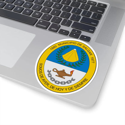 Escudo de Salgar (Colombia) (Coat of Arms) STICKER Vinyl Kiss-Cut Decal - The Sticker Space