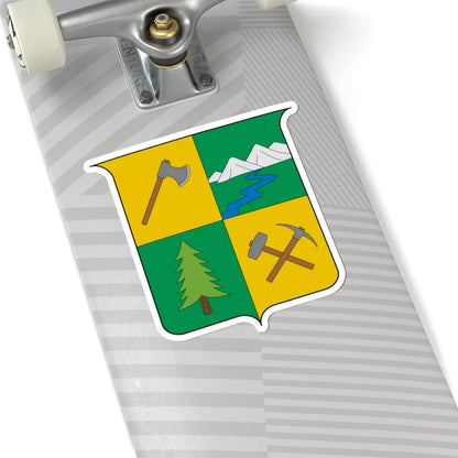 Escudo de Samana-Caldas (Colombia) (Coat of Arms) STICKER Vinyl Kiss-Cut Decal - The Sticker Space