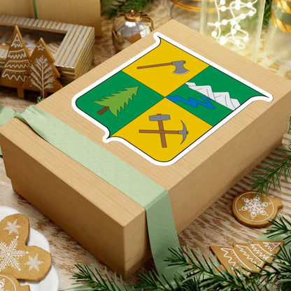 Escudo de Samana-Caldas (Colombia) (Coat of Arms) STICKER Vinyl Kiss-Cut Decal - The Sticker Space