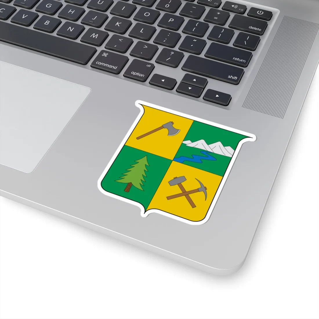Escudo de Samana-Caldas (Colombia) (Coat of Arms) STICKER Vinyl Kiss-Cut Decal - The Sticker Space