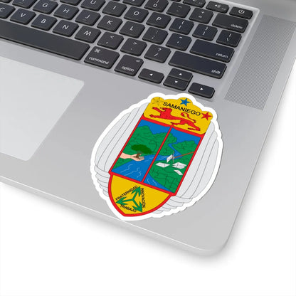 Escudo de Samaniego Nariño (Colombia) (Coat of Arms) STICKER Vinyl Kiss-Cut Decal - The Sticker Space