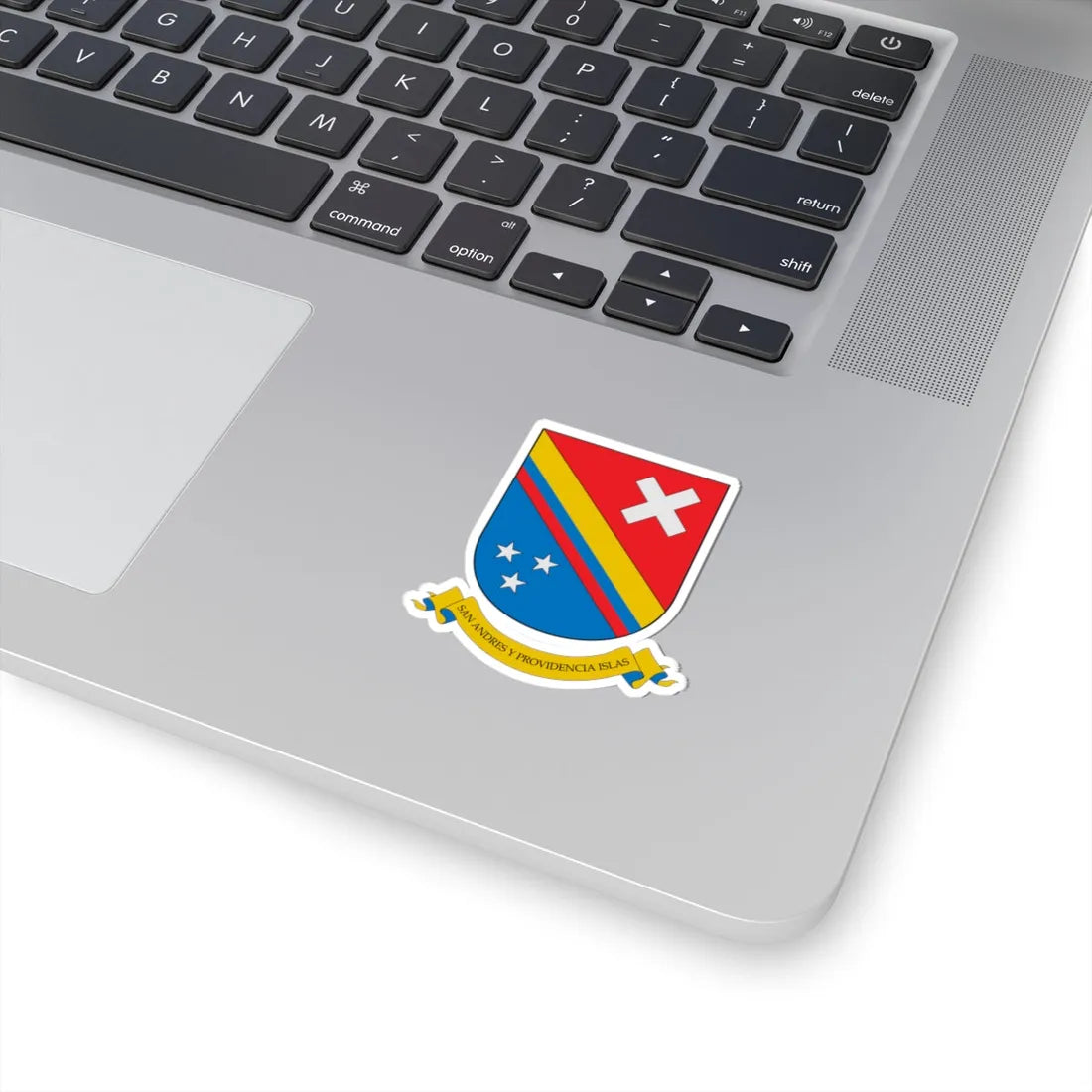 Escudo de San Andrés y Providencia (Colombia) (Coat of Arms) STICKER Vinyl Kiss-Cut Decal - The Sticker Space
