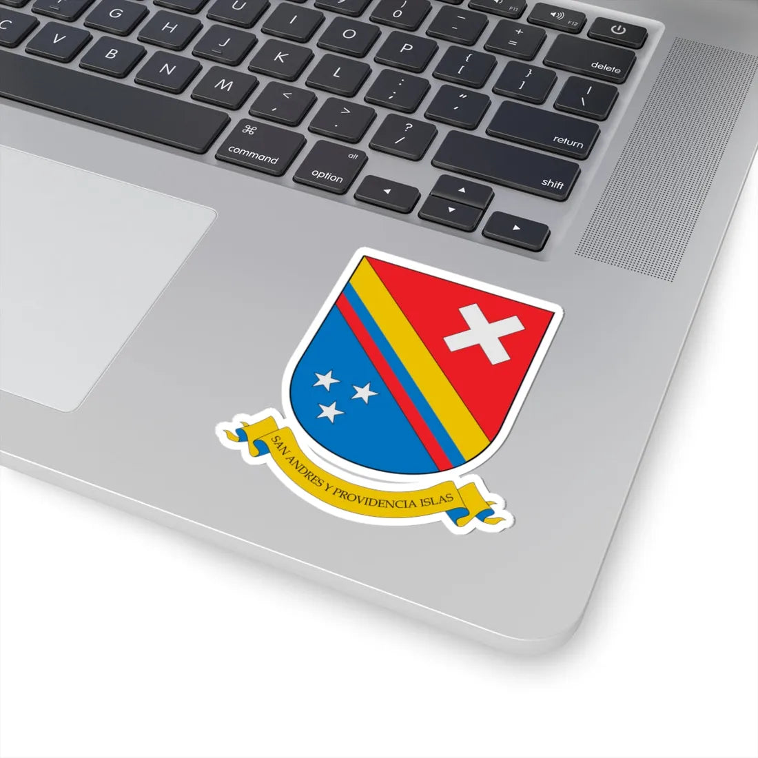 Escudo de San Andrés y Providencia (Colombia) (Coat of Arms) STICKER Vinyl Kiss-Cut Decal - The Sticker Space