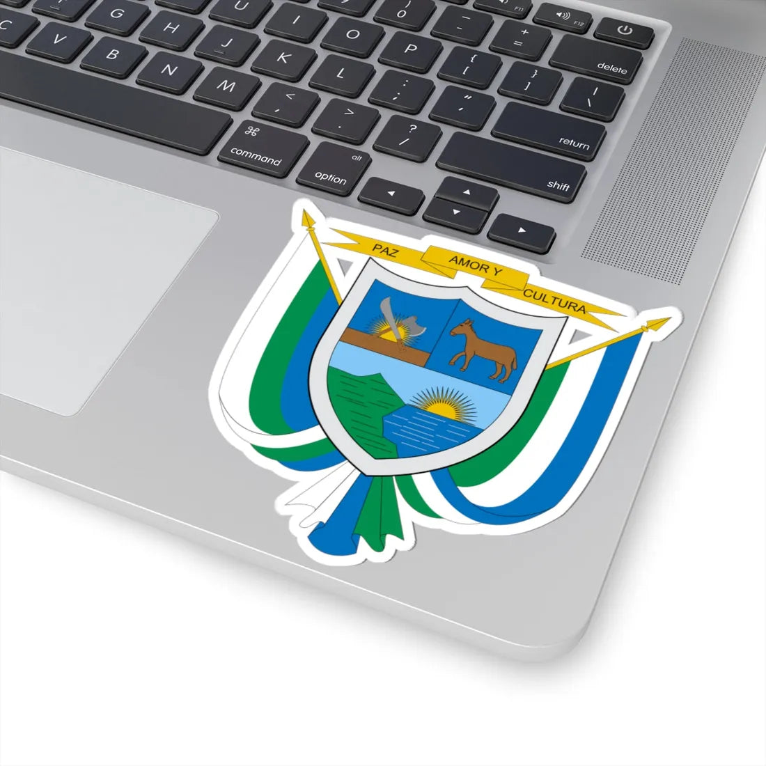 Escudo de San Antero Córdoba (Colombia) (Coat of Arms) STICKER Vinyl Kiss-Cut Decal - The Sticker Space