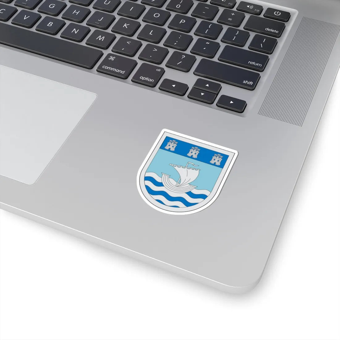 Escudo de San Antonio Chile (Chile) (Coat of Arms) STICKER Vinyl Kiss-Cut Decal - The Sticker Space