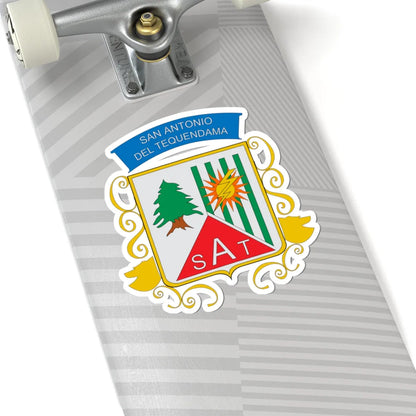 Escudo de San Antonio del Tequendama (Colombia) (Coat of Arms) STICKER Vinyl Kiss-Cut Decal - The Sticker Space