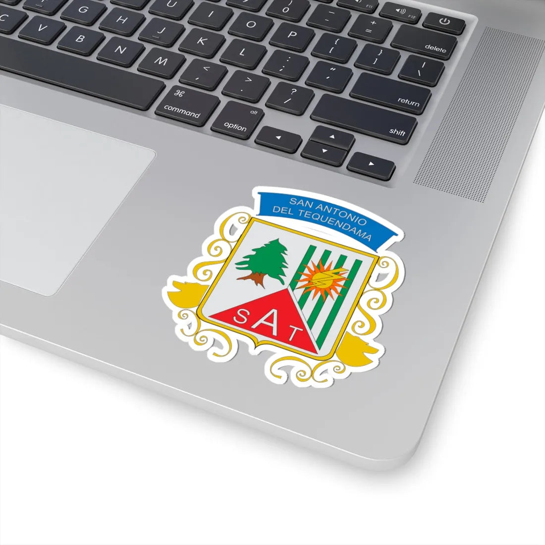 Escudo de San Antonio del Tequendama (Colombia) (Coat of Arms) STICKER Vinyl Kiss-Cut Decal - The Sticker Space