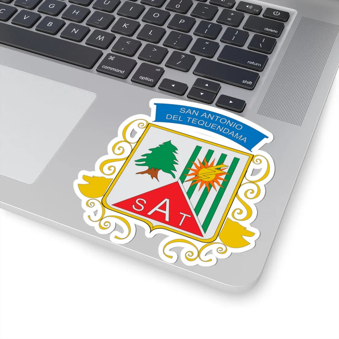 Escudo de San Antonio del Tequendama (Colombia) (Coat of Arms) STICKER Vinyl Kiss-Cut Decal - The Sticker Space