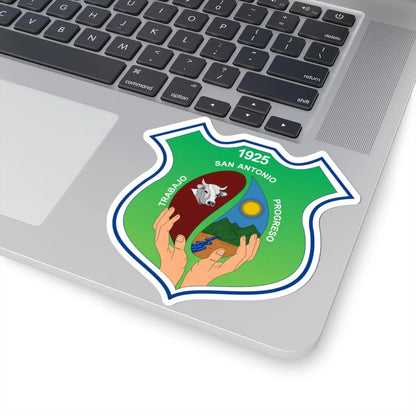 Escudo de San Antonio - Tolima (Colombia) (Coat of Arms) STICKER Vinyl Kiss-Cut Decal - The Sticker Space