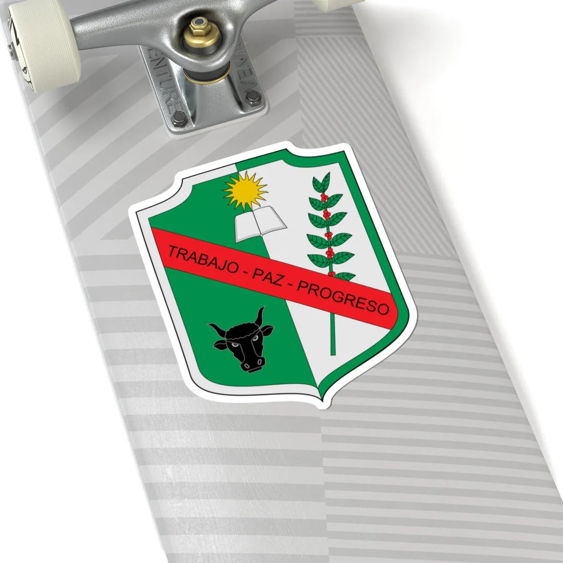 Escudo de San Bernardo Cundinamarca (Colombia) (Coat of Arms) STICKER Vinyl Kiss-Cut Decal - The Sticker Space