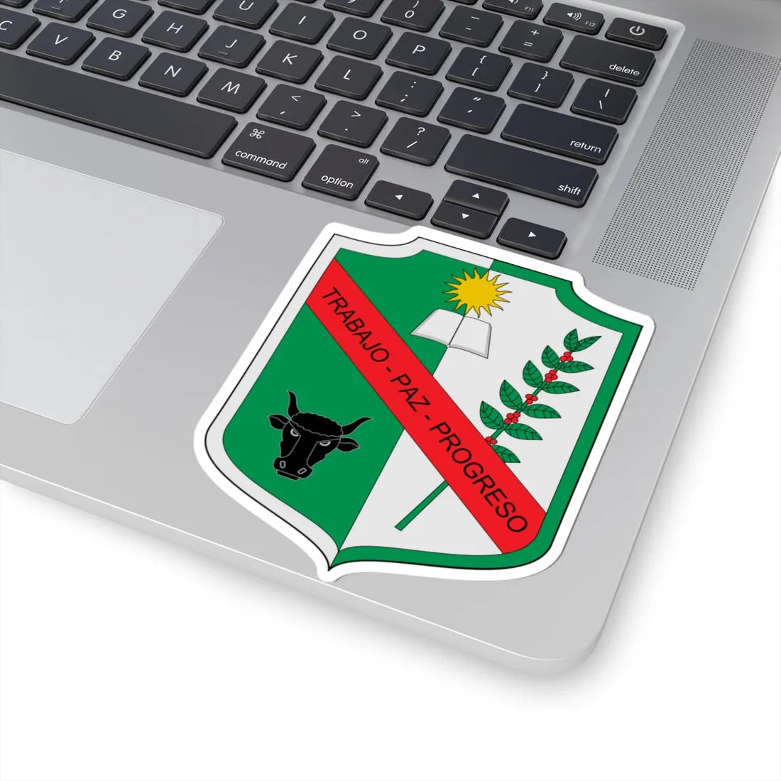 Escudo de San Bernardo Cundinamarca (Colombia) (Coat of Arms) STICKER Vinyl Kiss-Cut Decal - The Sticker Space