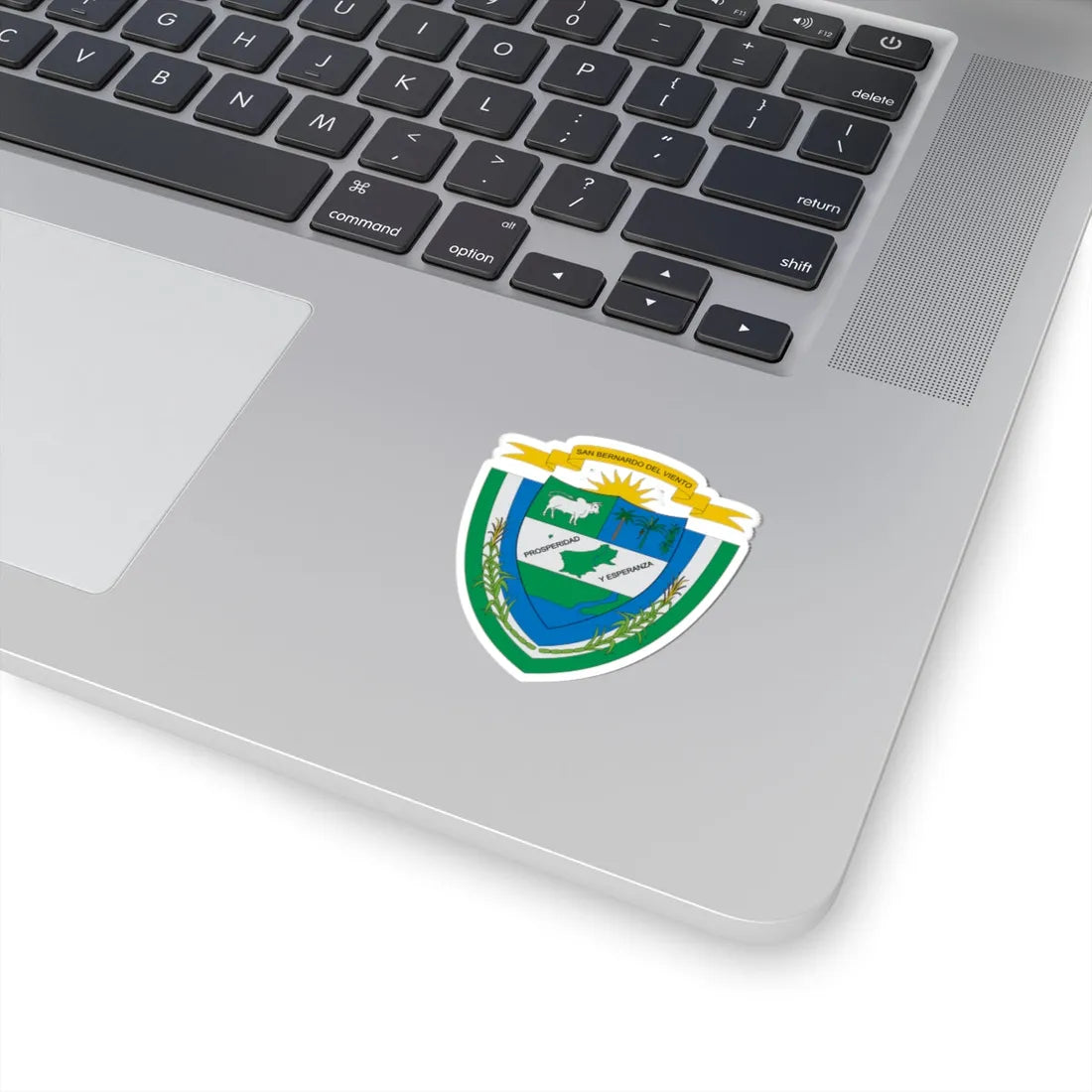 Escudo de San Bernardo del Viento (Colombia) (Coat of Arms) STICKER Vinyl Kiss-Cut Decal - The Sticker Space