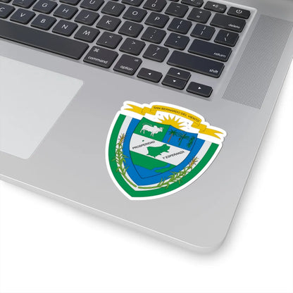 Escudo de San Bernardo del Viento (Colombia) (Coat of Arms) STICKER Vinyl Kiss-Cut Decal - The Sticker Space