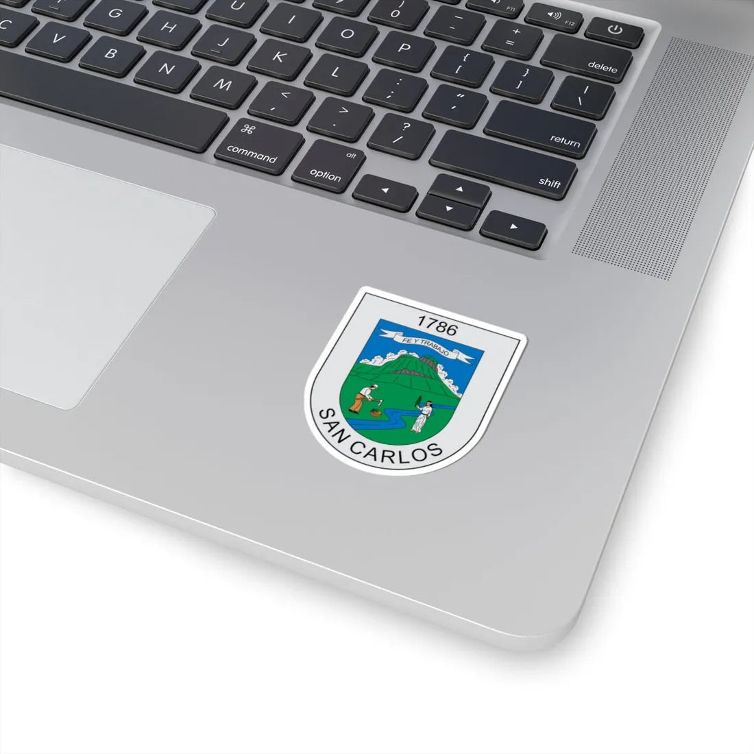 Escudo de San Carlos Antioquia (Colombia) (Coat of Arms) STICKER Vinyl Kiss-Cut Decal - The Sticker Space