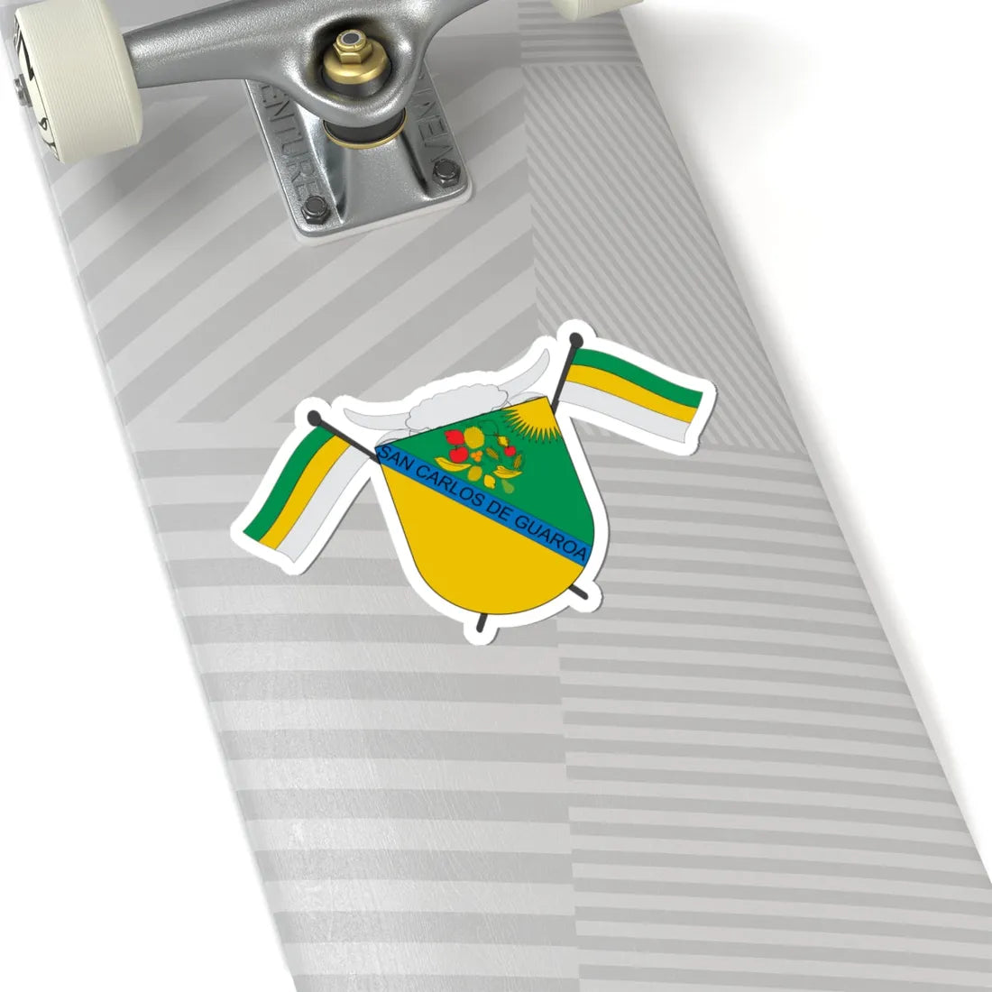 Escudo de San Carlos de Guaroa (Colombia) (Coat of Arms) STICKER Vinyl Kiss-Cut Decal - The Sticker Space