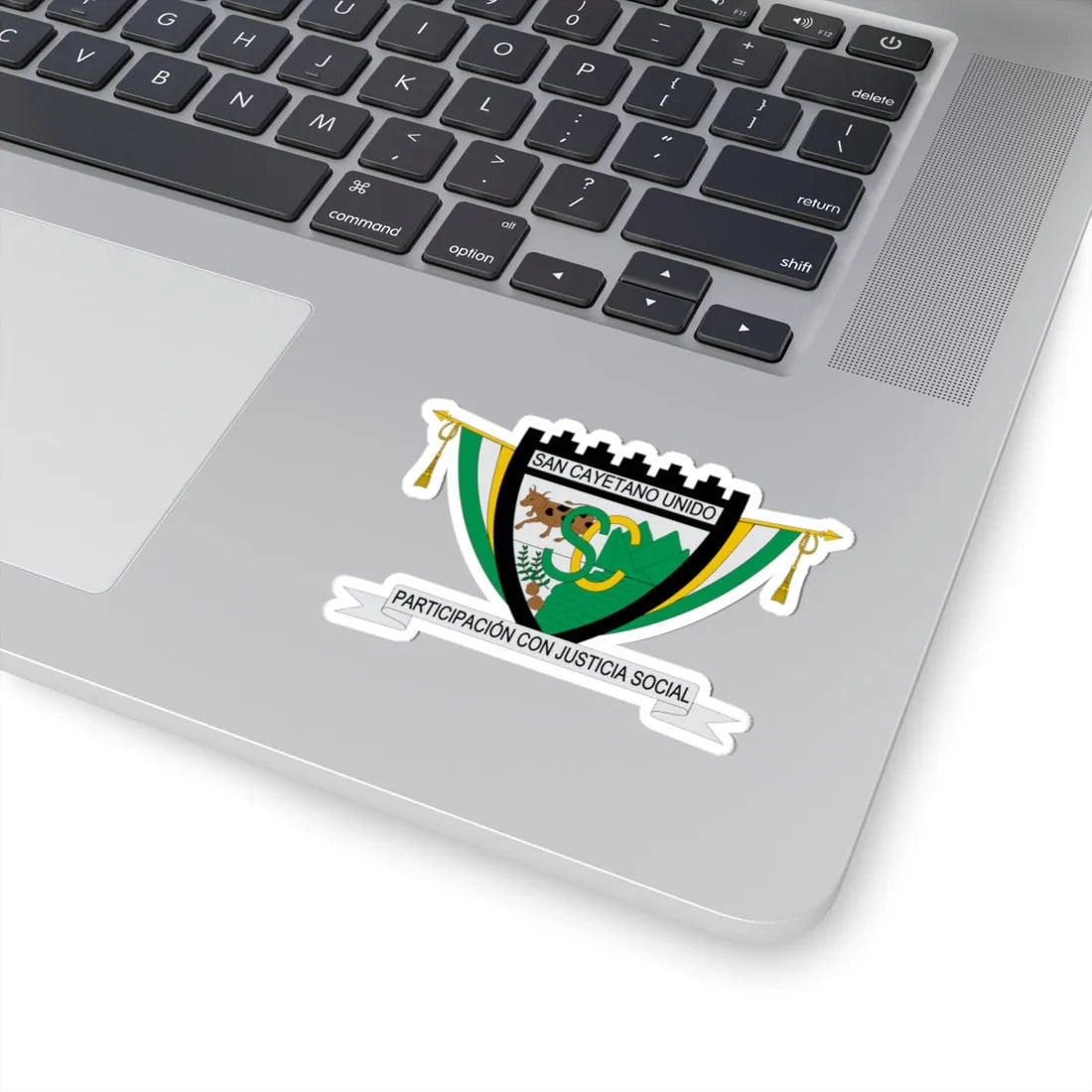 Escudo de San Cayetano Cundinamarca (Colombia) (Coat of Arms) STICKER Vinyl Kiss-Cut Decal - The Sticker Space