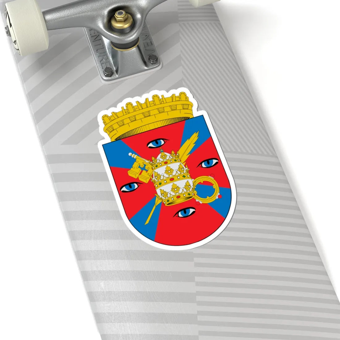 Escudo de San Fabián (Chile) (Coat of Arms) STICKER Vinyl Kiss-Cut Decal - The Sticker Space