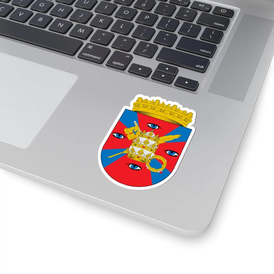 Escudo de San Fabián (Chile) (Coat of Arms) STICKER Vinyl Kiss-Cut Decal - The Sticker Space