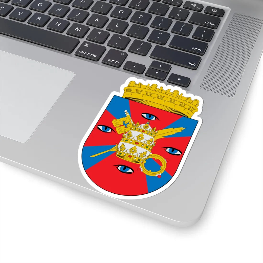 Escudo de San Fabián (Chile) (Coat of Arms) STICKER Vinyl Kiss-Cut Decal - The Sticker Space