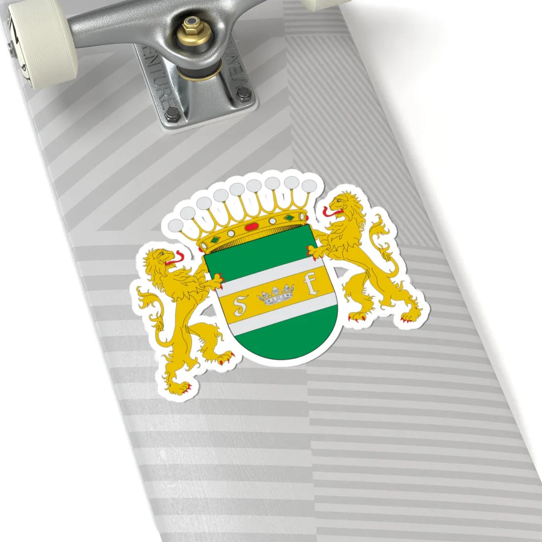 Escudo de San Fernando Chile (Chile) (Coat of Arms) STICKER Vinyl Kiss-Cut Decal - The Sticker Space