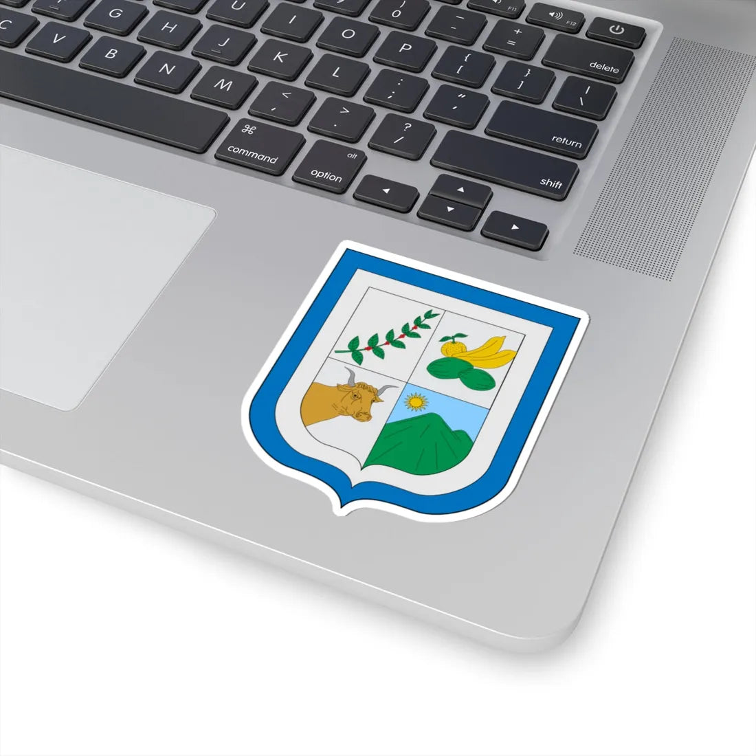 Escudo de San Francisco Cundinamarca (Colombia) (Coat of Arms) STICKER Vinyl Kiss-Cut Decal - The Sticker Space