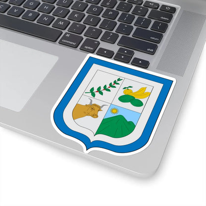 Escudo de San Francisco Cundinamarca (Colombia) (Coat of Arms) STICKER Vinyl Kiss-Cut Decal - The Sticker Space