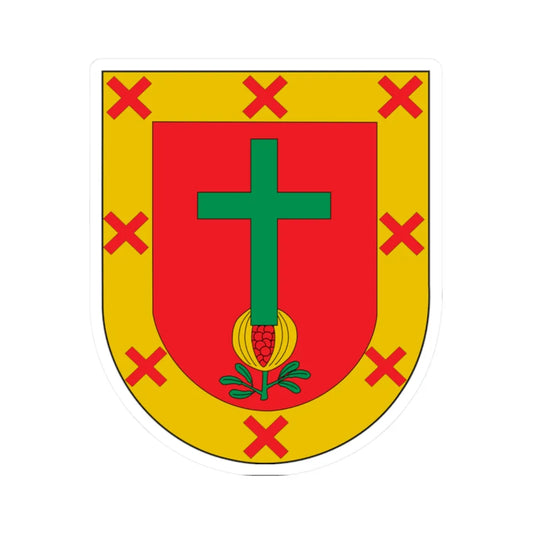 Escudo de San Gil (Colombia) (Coat of Arms) STICKER Vinyl Kiss-Cut Decal 2 Inch White - The Sticker Space