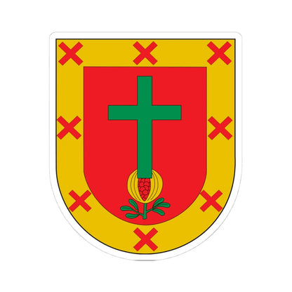 Escudo de San Gil (Colombia) (Coat of Arms) STICKER Vinyl Kiss-Cut Decal 4 Inch White - The Sticker Space