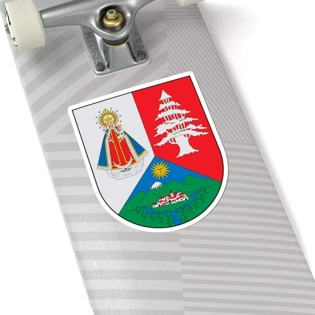 Escudo de San Jerónimo Antioquia (Colombia) (Coat of Arms) STICKER Vinyl Kiss-Cut Decal - The Sticker Space