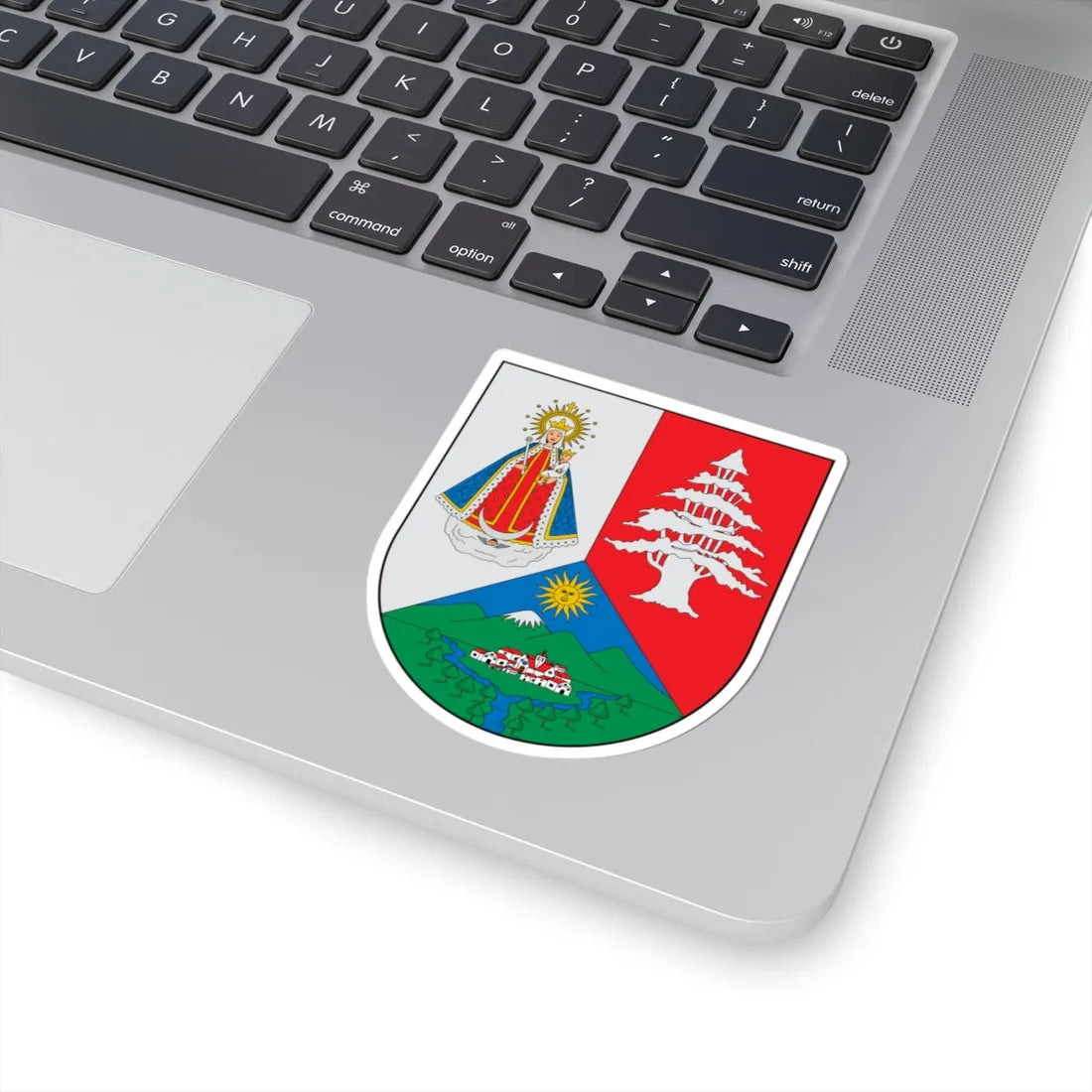 Escudo de San Jerónimo Antioquia (Colombia) (Coat of Arms) STICKER Vinyl Kiss-Cut Decal - The Sticker Space