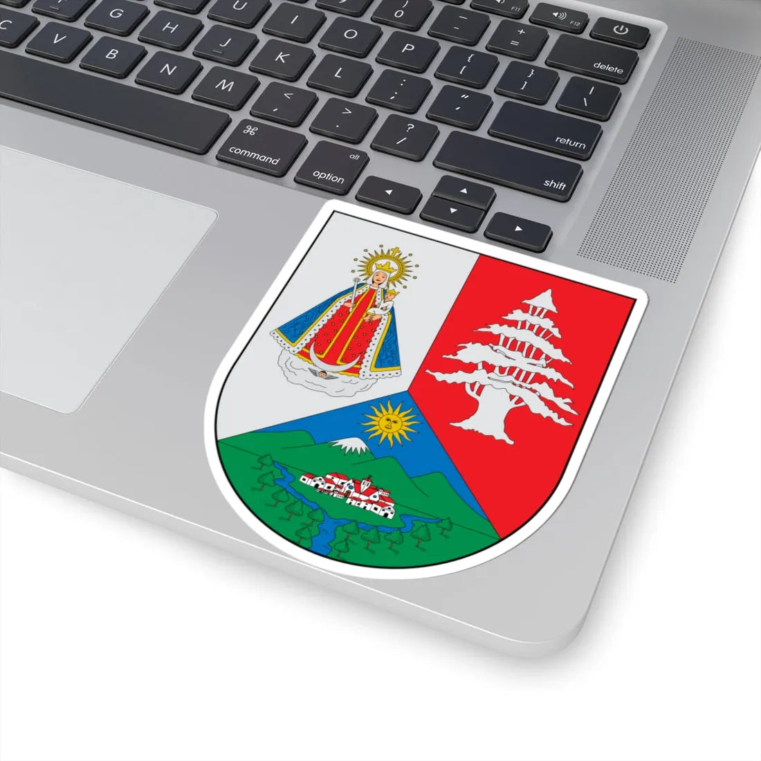 Escudo de San Jerónimo Antioquia (Colombia) (Coat of Arms) STICKER Vinyl Kiss-Cut Decal - The Sticker Space