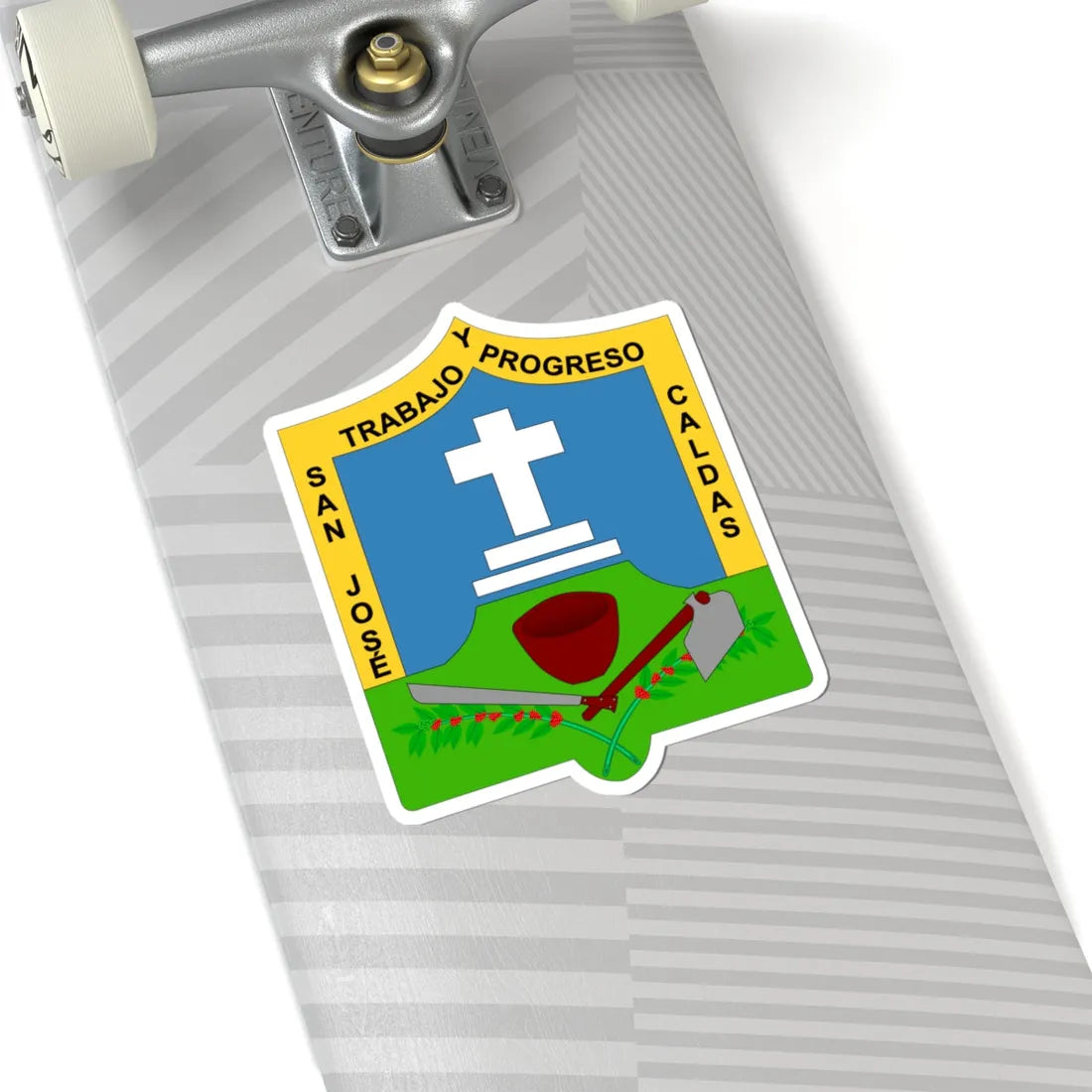 Escudo de San José - Caldas (Colombia) (Coat of Arms) STICKER Vinyl Kiss-Cut Decal - The Sticker Space