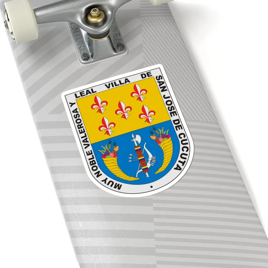 Escudo de San José de Cúcuta (Colombia) (Coat of Arms) STICKER Vinyl Kiss-Cut Decal - The Sticker Space
