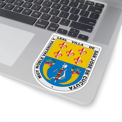 Escudo de San José de Cúcuta (Colombia) (Coat of Arms) STICKER Vinyl Kiss-Cut Decal - The Sticker Space