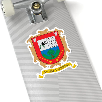 Escudo de San José de la Montaña (Colombia) (Coat of Arms) STICKER Vinyl Kiss-Cut Decal - The Sticker Space