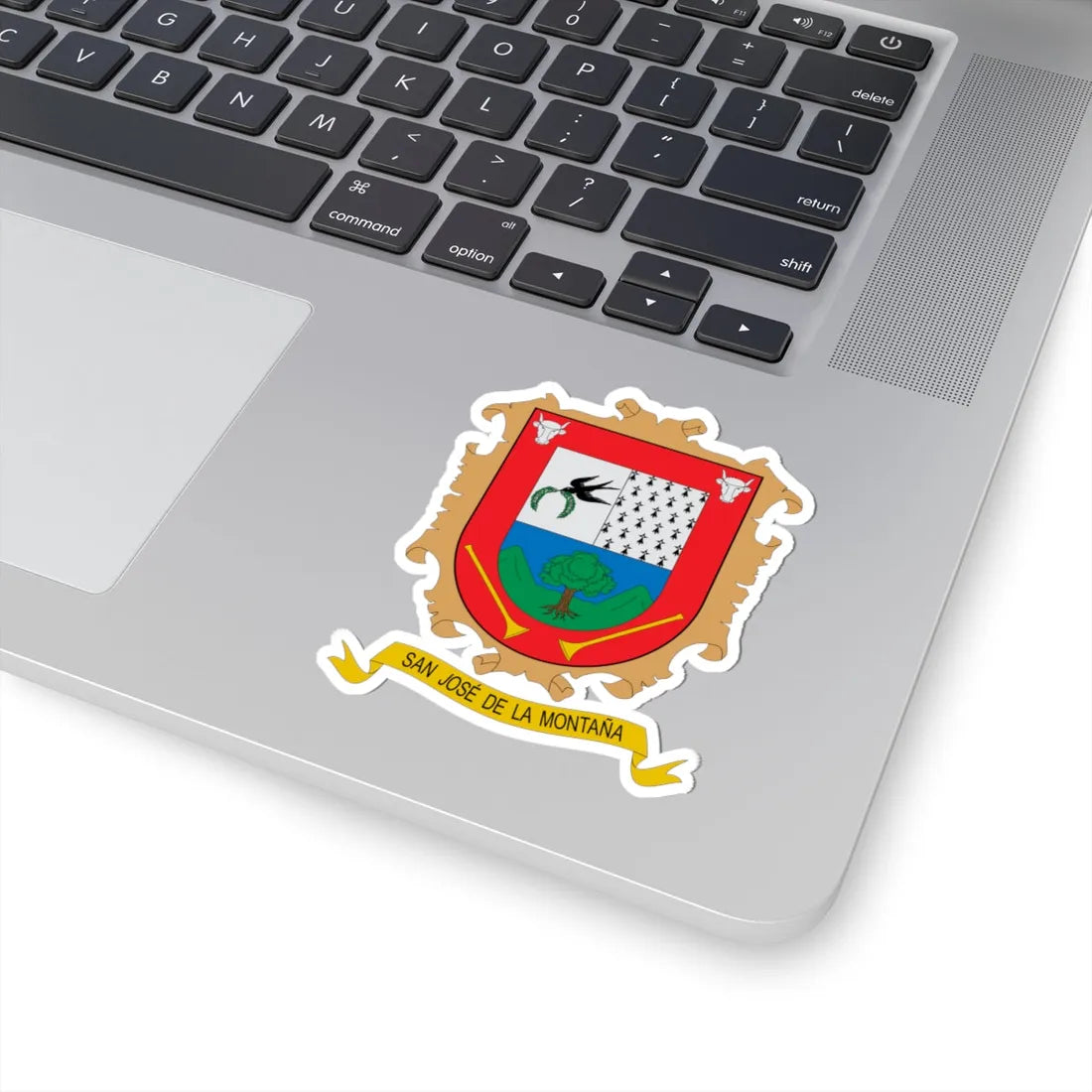 Escudo de San José de la Montaña (Colombia) (Coat of Arms) STICKER Vinyl Kiss-Cut Decal - The Sticker Space