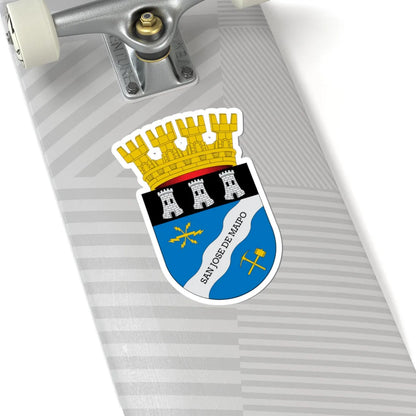 Escudo de San José de Maipo (Chile) (Coat of Arms) STICKER Vinyl Kiss-Cut Decal - The Sticker Space