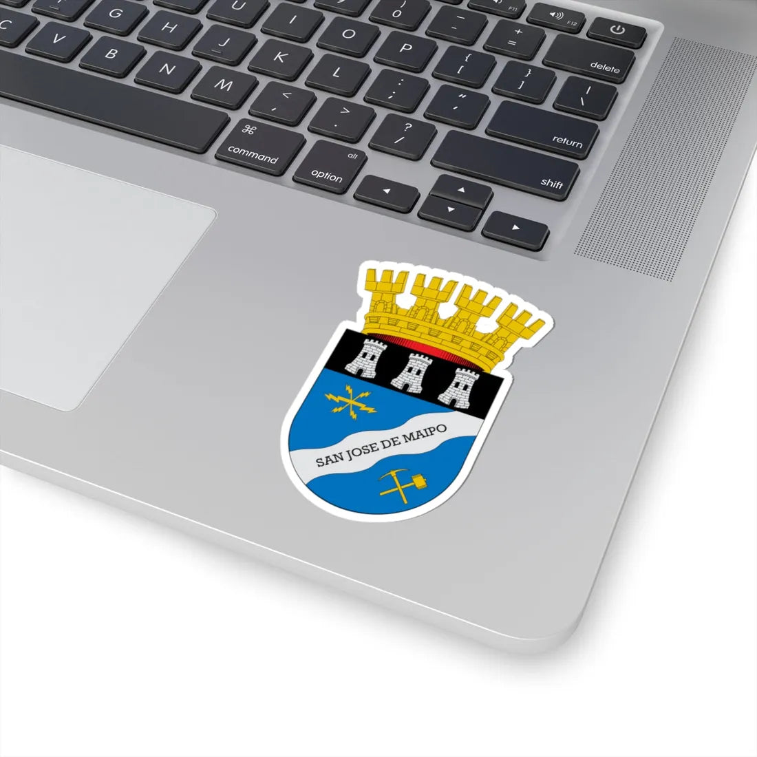 Escudo de San José de Maipo (Chile) (Coat of Arms) STICKER Vinyl Kiss-Cut Decal - The Sticker Space