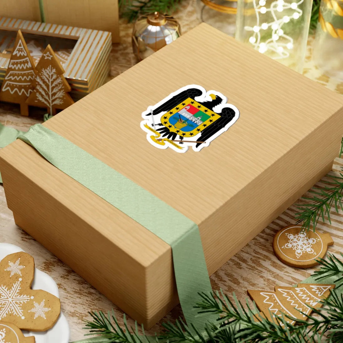 Escudo de San José de Miranda Santander (Colombia) (Coat of Arms) STICKER Vinyl Kiss-Cut Decal - The Sticker Space