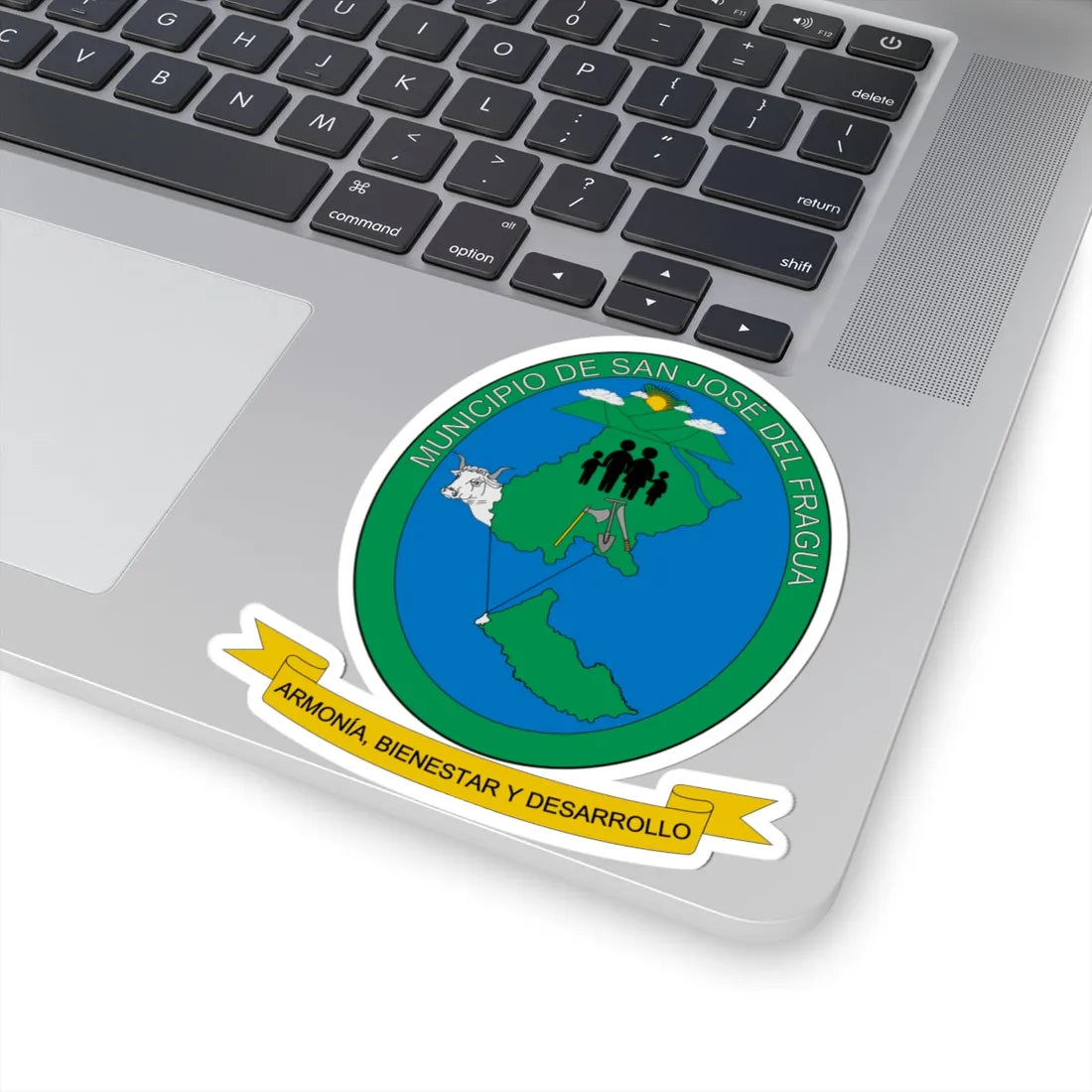 Escudo de San José del Fragua (Colombia) (Coat of Arms) STICKER Vinyl Kiss-Cut Decal - The Sticker Space