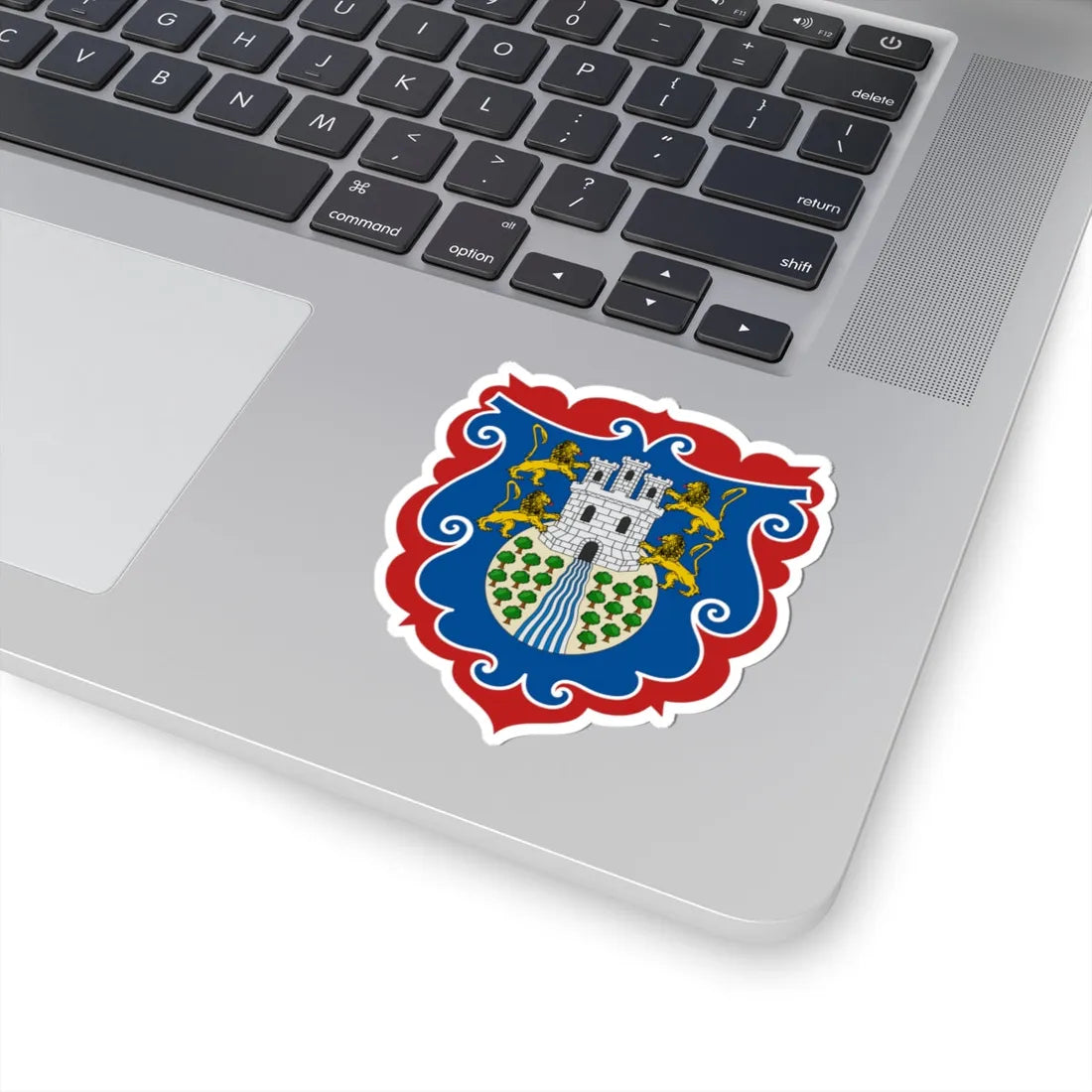 Escudo de San Juan de Pasto Nariño Alcaldía (Colombia) (Coat of Arms) STICKER Vinyl Kiss-Cut Decal - The Sticker Space