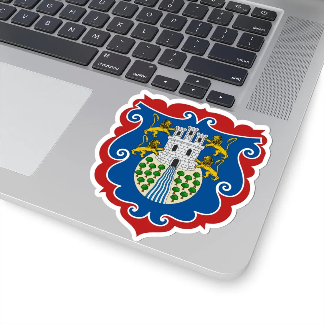 Escudo de San Juan de Pasto Nariño Alcaldía (Colombia) (Coat of Arms) STICKER Vinyl Kiss-Cut Decal - The Sticker Space