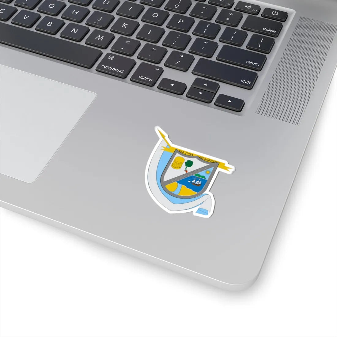 Escudo de San Juan de Urabá (Colombia) (Coat of Arms) STICKER Vinyl Kiss-Cut Decal - The Sticker Space
