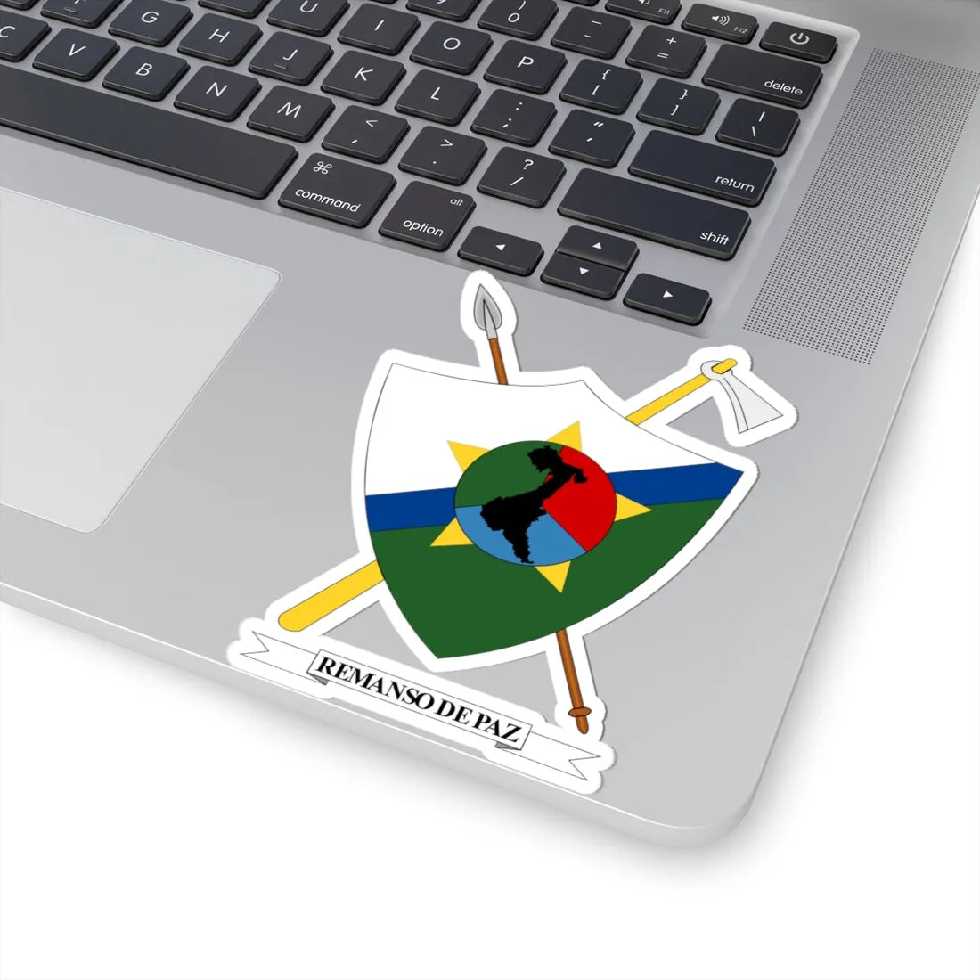 Escudo de San Luis - Tolima (Colombia) (Coat of Arms) STICKER Vinyl Kiss-Cut Decal - The Sticker Space