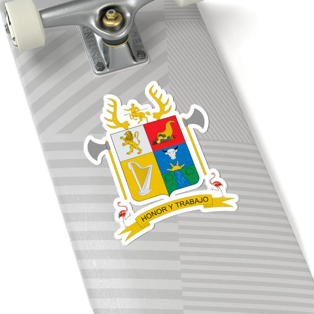 Escudo de San Martín Meta (Colombia) (Coat of Arms) STICKER Vinyl Kiss-Cut Decal - The Sticker Space