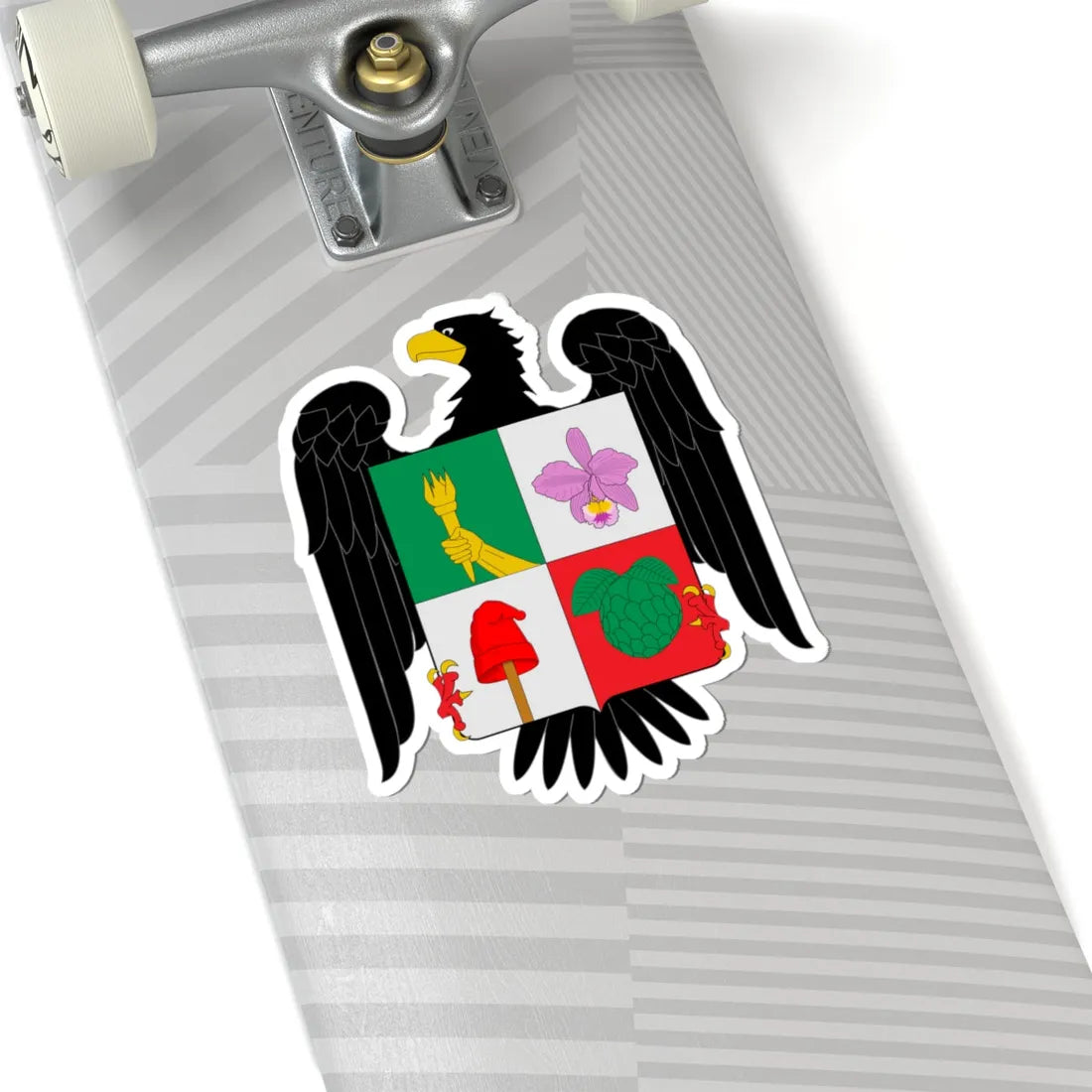 Escudo de San Mateo Boyacá (Colombia) (Coat of Arms) STICKER Vinyl Kiss-Cut Decal - The Sticker Space