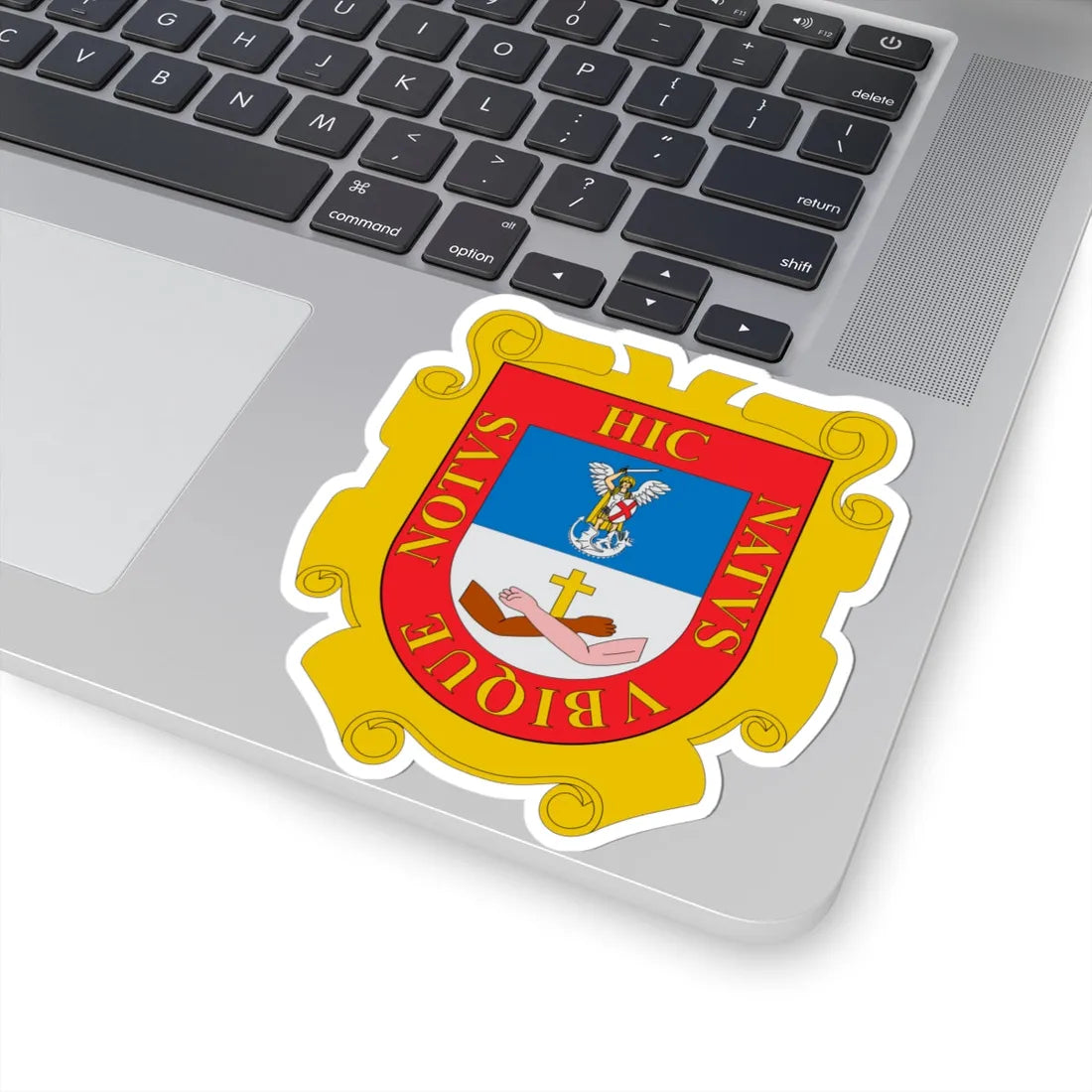 Escudo de San Miguel de Allende (Mexico) (Coat of Arms) STICKER Vinyl Kiss-Cut Decal - The Sticker Space