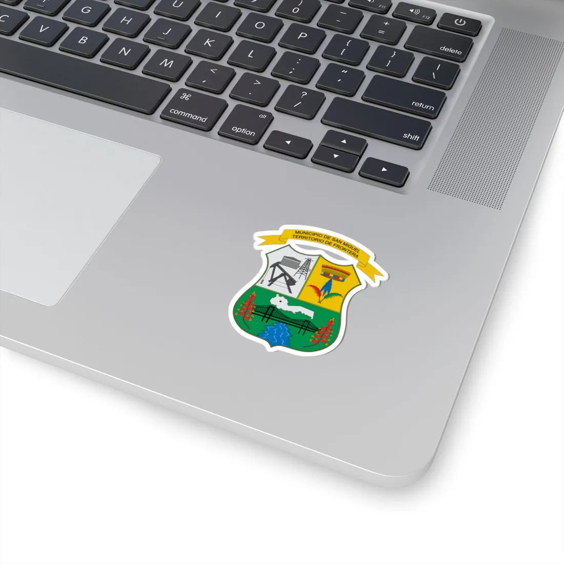 Escudo de San Miguel-La Dorada (Colombia) (Coat of Arms) STICKER Vinyl Kiss-Cut Decal - The Sticker Space